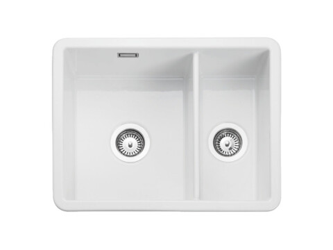 Sink, 1.5 Bowl, Ceramic, Rangemaster