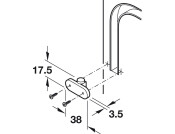 Tambour End Stop Pl Natural Col