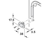 Tambour End Stop Pl Natural Col