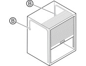 Tambour End Stop Pl Natural Col