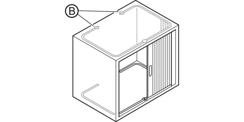 Tambour End Stop Pl Natural Col