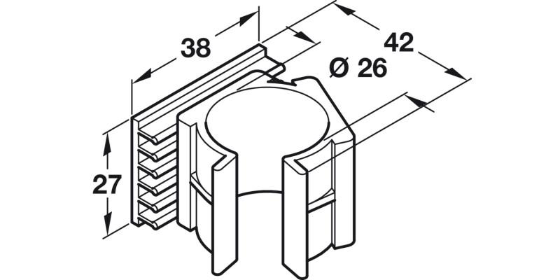 Plinth Clip Set f 713.28.515/713.28.401