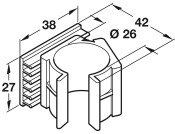 Plinth Clip Set f 713.28.515/713.28.401
