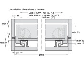 Dynapro Drawer Runner Full 70kg 500mm SZP 15pr
