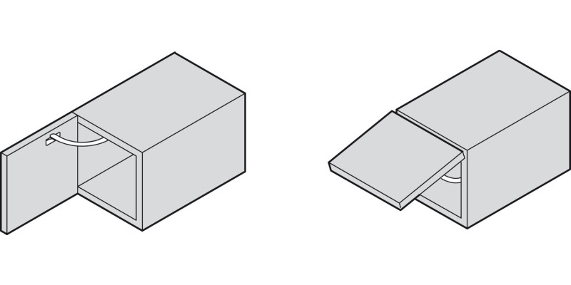 Lid Stay 150mm LH St NP