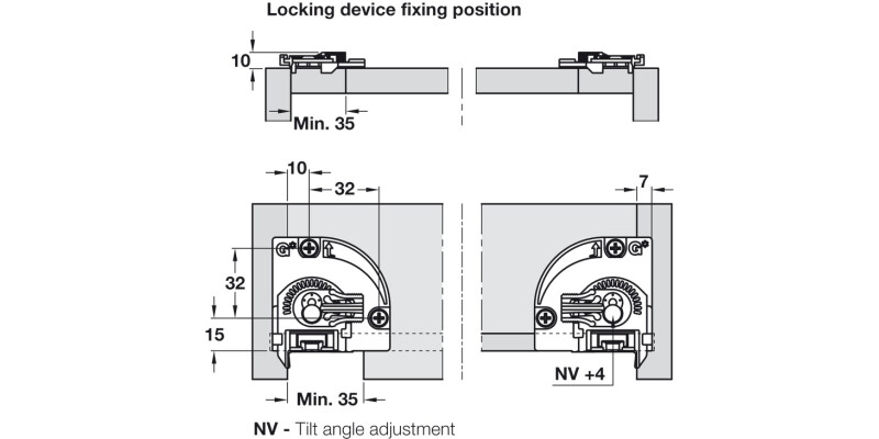 Dynapro Rear Adaptor LH 200pc