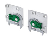 Narrow Drawer Clip+Back Bracket Set