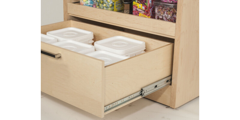 7957 BB Drawer Runner Full 160kg 661mm St Galv
