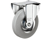 D100mm Castor Swivel w Brake PL Galv