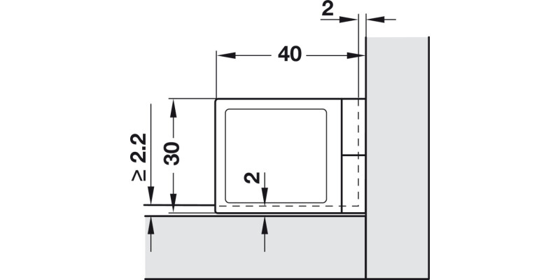 170D Glass Door Hinge Set ZA CP