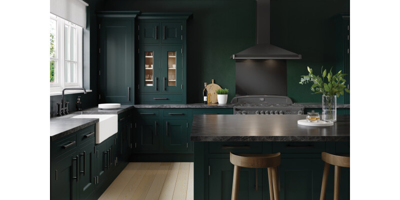 S/B 595x745mm Op.Glass Ebony