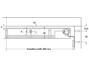 Variant C+ Drawer Runner 380mm for 429.50.311
