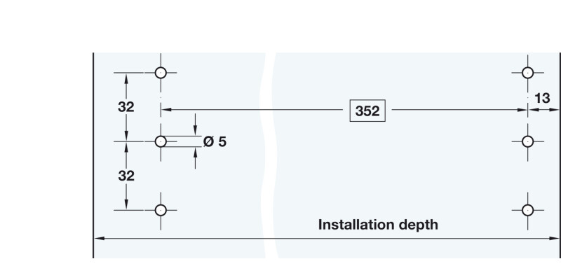 Variant C+ Drawer Runner 380mm for 429.50.311