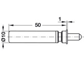 Smove Piston Door Buffer Pl Grey