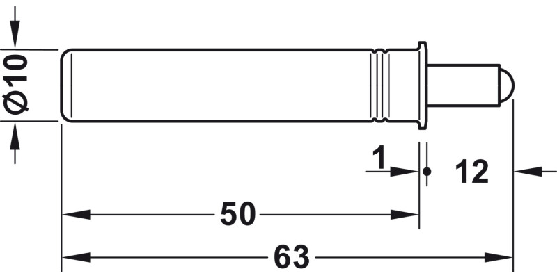 Smove Piston Door Buffer Pl Grey