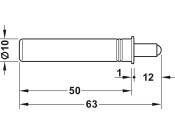 Smove Piston Door Buffer Pl Grey