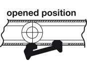 Roller Drawer Runner Base Full 50kg 600mm Wht