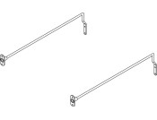 Filing Rail 450mm Chr Plt St