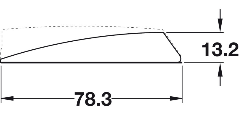 K Push Tech Conc Long Surface Mnt Gry
