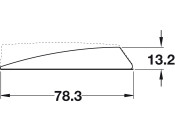 K Push Tech Conc Long Surface Mnt Gry