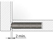 K Push Tech Conc Long Surface Mnt Gry