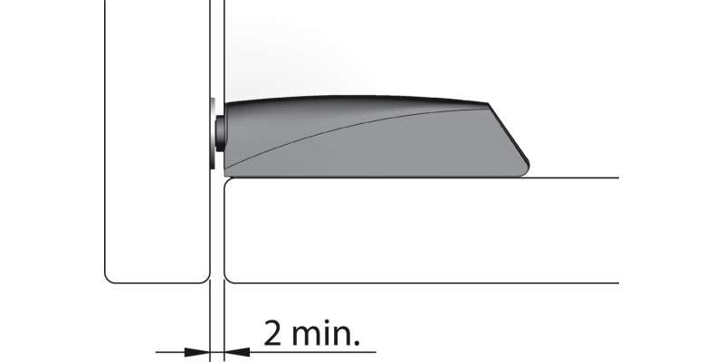 K Push Tech Conc Long Surface Mnt Gry