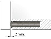 K Push Tech Conc Long Surface Mnt Gry