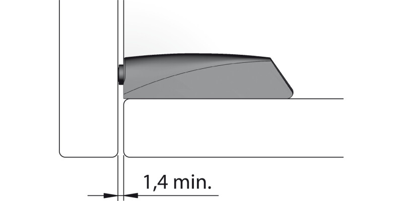 K Push Tech Conc Long Surface Mnt Gry