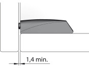 K Push Tech Conc Long Surface Mnt Gry