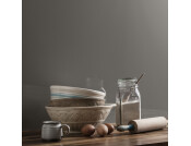 AluSplash S/B 800x900mm Latte/Bluberry