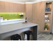 AluSplash S/B 800x600mm Black/Olive Grn