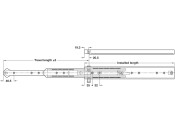 5343 InLock Drawer Runner Full 95kg 450mm SZP