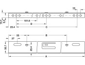 2132/3732/3832 Bkt BZP 350mm