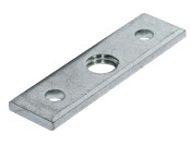 Screw-On Plate M8 60x17mm Galv St