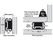 DS3031 BB Drawer Runner Full 55kg 700mm HGSS