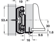5517-60 BB Drawer Runner Full 60kg 500mm BZP