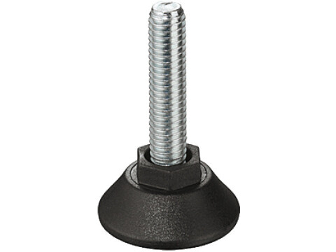 Adj Screw D46mm w Fixed Foot M10x30mm