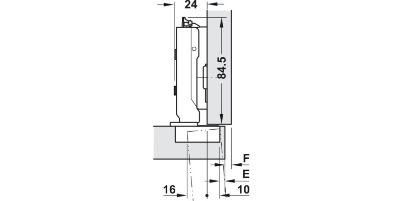 Tiomos 95D Hinge Click w SC SF Full