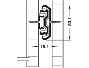 5321 BB Drawer Runner Full 150kg 550mm HGSS