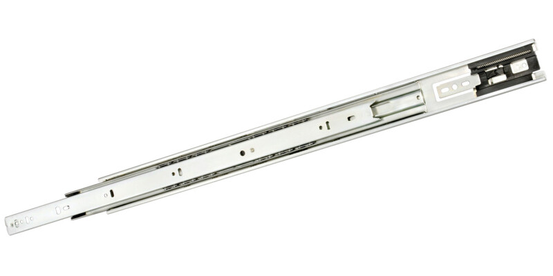 Ball Bearing Drawer Runners, Full Extension, Black or White Finish, Accuride 383