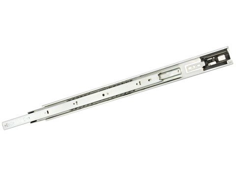 Ball Bearing Drawer Runners, Full Extension, Black or White Finish, Accuride 383