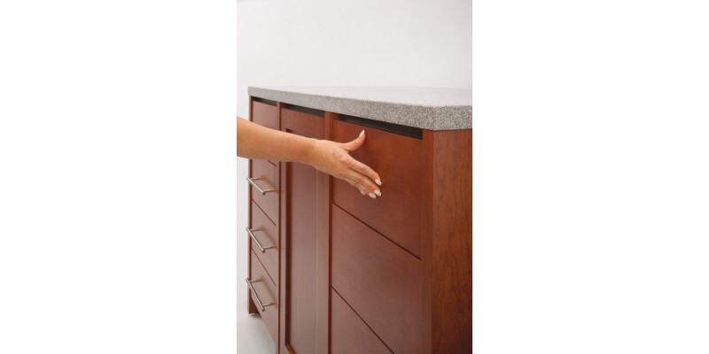 3832TR BB Drawer Runner Full 45kg 450mm Blk