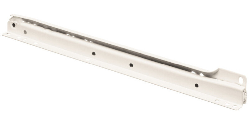 Roller Drawer Runners, Single Extension, Load Capacity 35 kg
