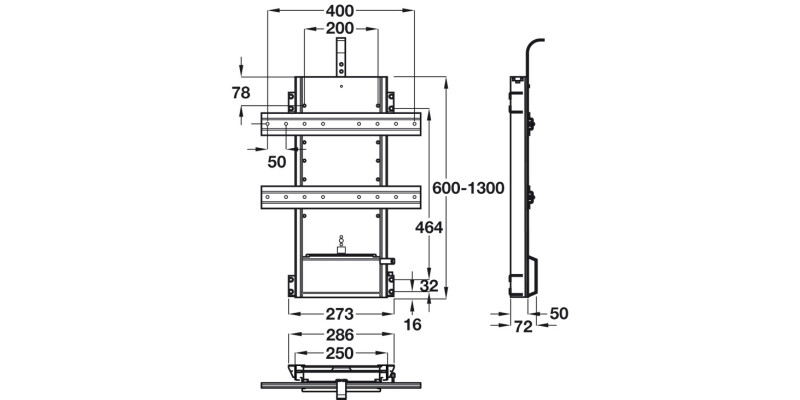LED TV Lift Tele 700mm 3 Sec w AutoRev