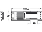 Accuride 0116 Damper Mechanism Pl Black