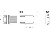 Accuride 0116 Damper Mechanism Pl Black