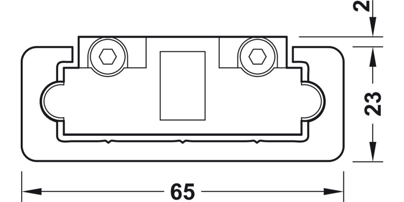 Accuride 0116 Damper Mechanism Pl Black
