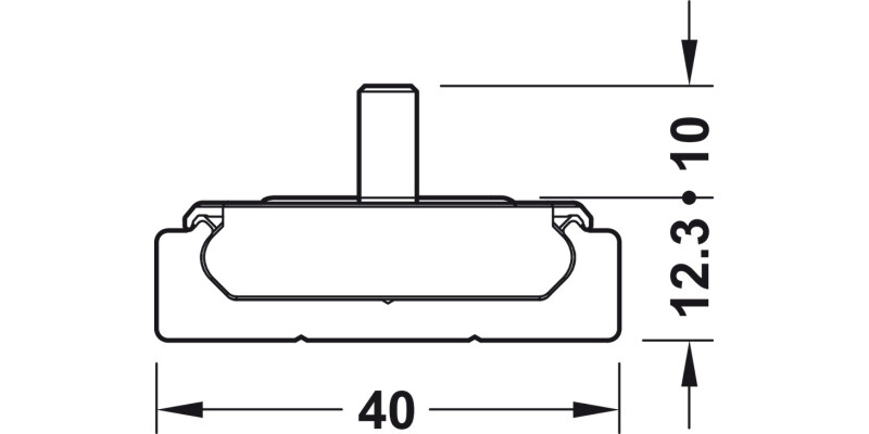 Accuride 0115RC Sld Track Sys 2400mm Alu