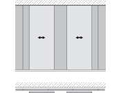 Accuride 0115RC Sld Track Sys 1200mm Alu