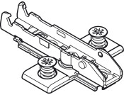 Tiomos 0mm Mounting Plate 2prt Click 4 Cruci PM